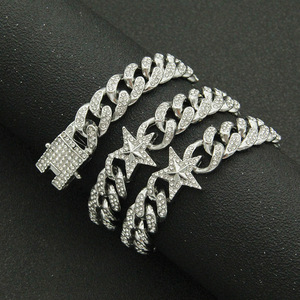 Collar de Cadena Cubana con Estrella Tridimensional para Hombre, Collar de Moda Tanjing, Collar Lijing - Product Image 2