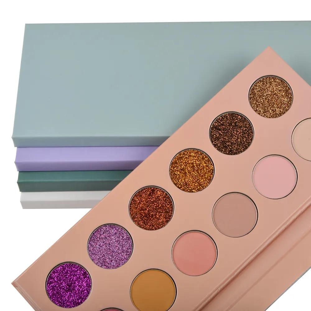 Colorful Private Label Makeup DIY 12 Color Eyeshadow Palette