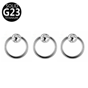 Direct Factory G23 Jewelry Captive Bead <strong>Ring</strong> Piercing <strong>Titanium</strong> - Product Image 4