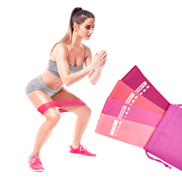 Nouvelles bandes de boucle de résistance élastique bande d'exercice de Yoga Gym Home Fitness Workout Stretch Mini Band