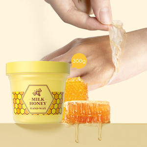 Crème au lait et au miel LAIKOU 300g, hydratante, nettoyante en profondeur, masque pour les mains, crème exfoliante pour les mains - Product Image 1