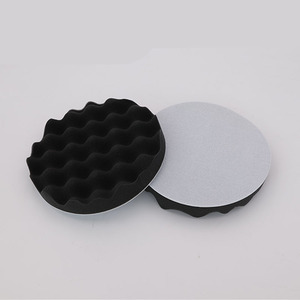 Éponges de polissage en mousse ondulée noire Jinghe de 8 pouces, haute efficacité, haute qualité, pour polissage automobile, modèle OEM - Product Image 4