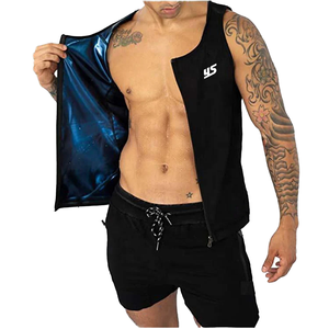 Gilet da <span class=keywords><strong>Sauna</strong></span> da <span class=keywords><strong>palestra</strong></span> in Spandex personalizzato per uomo nuova tuta per la perdita di peso - Product Image 1