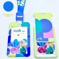Cordon télescopique pour badge d'identification, porte-badge personnalisable pour employé ou étudiant, modèle MYZD00075