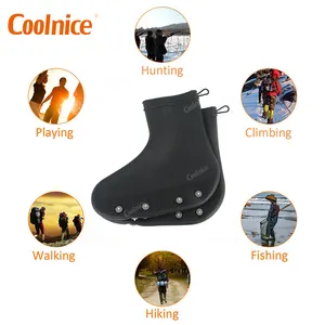 Capa de silicone antiderrapante para sapatos, protetor de calçados unissex resistente à água e com nanotecnologia
