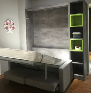 Lit escamotable Foshan pour la maison, canapé-lit mural pliable spécifique - Product Image 4