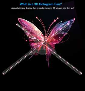 50厘米3D全息投影仪风扇，用于广告风扇，具有节能设计和高质量全息图显示 - Product Image 2