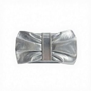 Women's Chic PU Leather Evening <b>Clutch</b> Snake Printed Fashion Purse for Party Banquet <b>Wedding</b> Chain Decorated - Product Image 2