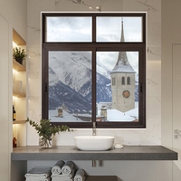 D-TOP 2023 As2047 Doppelt Verglastes Schiebefenster Aluminium-Glasschiebefenster für Zuhause