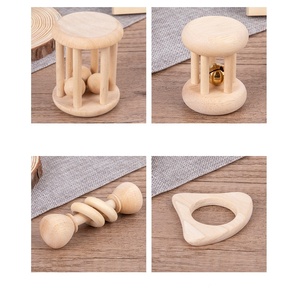 Ensemble d'instruments de percussion en bois Orff en gros, jouet musical à hochet pour l'éducation précoce, idéal pour la maternelle et les bébés - Product Image 2