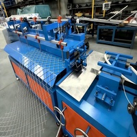 Machine à clôtures à mailles losangées entièrement automatique à commande PLC pour la fabrication de grillages en fil galvanisé et en fil PVC – Offre Spéciale
