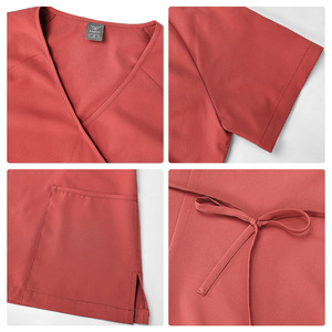 Fashionable Breathable Girls Spa <strong>Uniform</strong> Cat Cafe Pet Store Working Clothes Hospital Doctor Nursing Clothes <strong>Clinic</strong> Scrubs Sets - Product Image 2