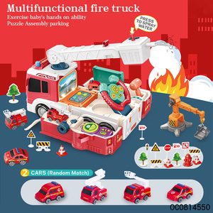 <span class=keywords><strong>Camion</strong></span> de <span class=keywords><strong>pompier</strong></span> jouet simulateur de conduite de voiture jouets jeu de voiture de course machine à volant - Product Image 2
