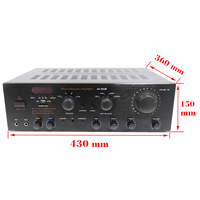 Puissance de l'amplificateur audio de style simple de 200 watts avec commutation de sortie de groupe AB pour haut-parleurs de 12 pouces