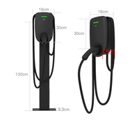 Nuevo Cargador de Coche Eléctrico de Pared de 7kW 32A con Corriente Ajustable, Estación de Carga EV con WiFi y APP Eway EW08