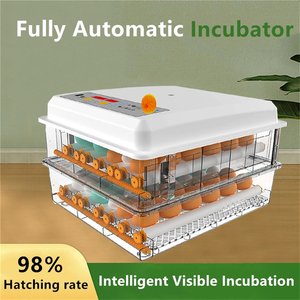 Máy ấp trứng trắng hoàn toàn tự động thông minh với khay trứng có thể nhìn thấy ngỗng Trứng chim cút gà lồng ấp hộp nhiều lớp lớn - Product Image 5