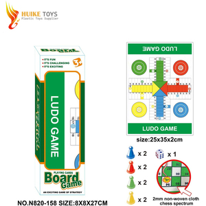 Juego de Mesa 4 en 1 de Vinilo <span class=keywords><strong>Ludo</strong></span>, Serpientes y Escaleras, Juguete de Dibujos Animados para Niños de 5 a 7 Años, Precio Más Bajo en 2026 - Product Image 2