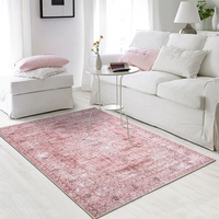 Vente en gros de tapis de couloir de cuisine pliable à imprimé doux personnalisé tapis de couloir persan lavable en machine