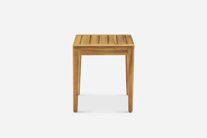 Wholesale Modern Luxury Patio Outside New Design Garden Balcony Outdoor Pool Set Furniture Square Side End Coffee Table