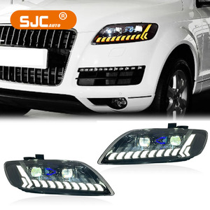 SJC Auto faro para <span class=keywords><strong>Audi</strong></span> Q7 2006 - <span class=keywords><strong>2015</strong></span> LED láser proyector faro modificado luces de circulación diurna montaje Plug and Play - Product Image 1