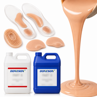 Doneson Silicone souple réaliste haute résistance pour usage industriel, série DSA-42XX A/B, durcissement à température ambiante 1:1 pour moulage