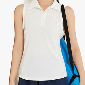 Vêtements de yoga d'été Haut de sport pour femmes Polo Gilet Séchage rapide Entraînement de course professionnel Vêtements de sport sans manches Gilet - Product Image 1