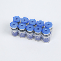 Kit de soin du visage en poudre lyophilisée de peptide de cuivre bleu GHK-Cu en gros pour la réparation cutanée post-procédure et le soin du visage