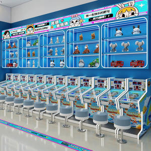 Vitrine d'exposition LED minimaliste <span class=keywords><strong>de</strong></span> luxe pour magasin <span class=keywords><strong>de</strong></span> jouets, finition émaillée, pour la personnalisation <span class=keywords><strong>de</strong></span> jouets en peluche et la rédemption <span class=keywords><strong>de</strong></span> points cadeaux - Product Image 4