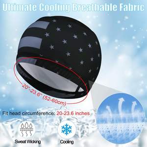 Under Helmet Control Breathable Cooling <b>Skull</b> <b>Cap</b> For <b>Men</b> Women Hard Hat Liner Helmet Liner Trucker <b>Cap</b> Adult Unisex - Product Image 6