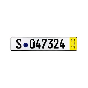 Placas <span class=keywords><strong>de</strong></span> Matrícula Europeas Personalizadas con Relieve <span class=keywords><strong>de</strong></span> Alta Definición: Placas <span class=keywords><strong>de</strong></span> Matrícula en Blanco para Decoración <span class=keywords><strong>de</strong></span> Espejos Retrovisores - Product Image 4