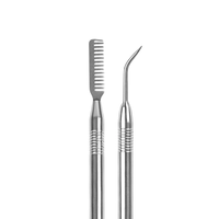 Séparateur et boîtes à cils 2-en-1 en acier inoxydable – Essentiel polyvalent pour le kit de chaque technicien en extensions de cils