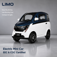 Voiture électrique miniature pour adultes LIMO X7 1500W 45km/h 4 roues, cabine fermée, pour usage quotidien, certifiée CEE, vente en gros