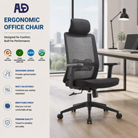 Chaise de bureau économique avec plusieurs options de pièces détachées, idéale pour les achats gouvernementaux et d'entreprise