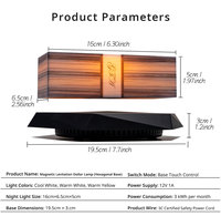 Lampe Dollar à Lévitation Magnétique, Veilleuse LED avec Billets Flottants, Décoration et Cadeau