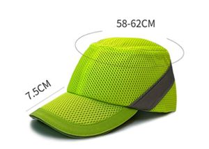 통기성 메쉬 인서트 헤드 보호 기능이 있는 경량 보호 안전 범프 캡 하드 햇 - Product Image 5