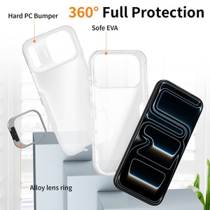 <span class=keywords><strong>เคส</strong></span>กันกระแทกแบบเต็มตัว 360 องศา สำหรับ iPhone 17 Pro Max 17 Pro Air 17e 16e 16 Pro 15 + <span class=keywords><strong>14</strong></span> <span class=keywords><strong>13</strong></span> 12 11 พร้อมฝาครอบเลนส์โลหะผสม - Product Image 4