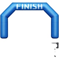 Arche gonflable imprimée en bâche PVC imperméable de haute qualité et durable pour événements et courses en plein air
