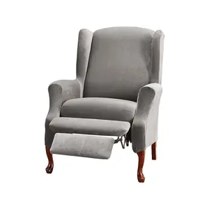 Nhà Máy Bán buôn giá duy nhất-chỗ ngồi có thể ngả slipcover cánh ghế sofa Bìa ghế bành bìa có thể ngả Bìa