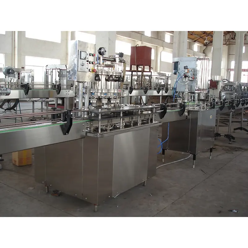 Automática totalmente de aluminio puede máquina de llenado máquina de línea de producción para la venta