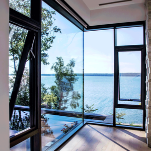 Ventana Horizontal de Aleación de Aluminio con Doble Acristalamiento, Eficiencia Energética, Rotura Térmica, Resistente al Fuego, Moderna, con Persianas para Cocina, Exterior - Product Image 2