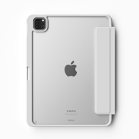 Étuis pour tablette en acrylique PU cuir Smart Clear PC Shell Cover pour Apple iPad Pro 13 pouces Case M4 2024