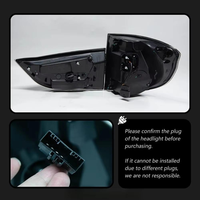 Luces Traseras LED Secuenciales Dinámicas CREULI, Nuevo Estilo Ahumado, Plug and Play, Luz de Freno Trasera para BMW X5 F15 14-18