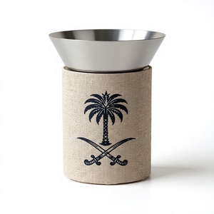 Quemador de Incienso Bakhoor Ecológico al por Mayor, Diseño de Palmera y Espadas Cruzadas, Aromaterapia, Estilo Indio y Árabe - Product Image 1