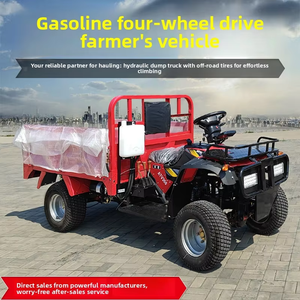Nouveau produit 2025 : VTT 4x4 de haute qualité 300cc 350cc, moto tout-terrain <span class=keywords><strong>4</strong></span> <span class=keywords><strong>roues</strong></span> 350cc 4x4 avec remorques à benne hydraulique - Product Image 3