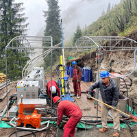 ROCK -1500 Rig de forage à câble pour l'exploration minière, forage hydraulique sur chenilles, machine de forage au diamant portable