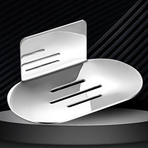 Support mural moderne pour savon en acier inoxydable 304, sans perçage, sans clou, étanche, pour salle de bain - Product Image 1