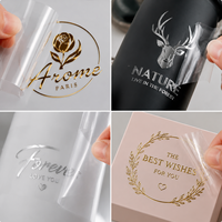 Autocollants de transfert UV DTF personnalisés - Autocollants en cristal 3D imperméables pour bouteilles en verre, gobelets et emballages cosmétiques