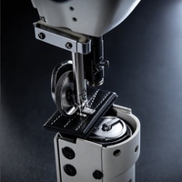 Nouvelle machine à coudre industrielle 810 à tête ronde, point noué, pied entraîneur, point de surjet 10-13mm, pour cuir et chaussures