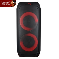 Altavoz Bluetooth de 2 Vías PARTY BT 2 WAY QURAN Combo PC PRO, Altavoz de Escritorio Doble de 6.5 Pulgadas, LED para Interiores, Iglesia, USB, Batería, Radio FM, Audio, RGB