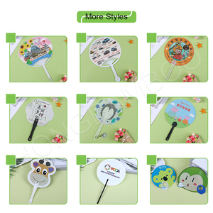 Kipas Plastik PP dengan Cetak Logo Kustom untuk Iklan dan Promosi, Kipas Tangan Dingin Musim Panas untuk Hadiah - Product Image 6